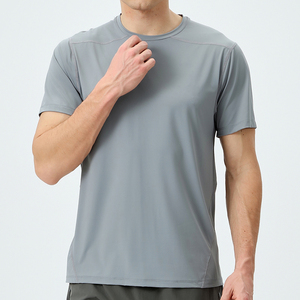 2025 Customized Your Logo Fitness Lightweight <b>Plain</b> 100% Cotton Quick Dry Breathable O-Neck <b>Tshirt</b> for Printing Wholesale Men - Product Image 6