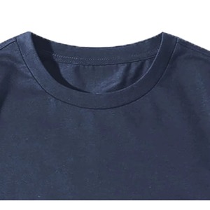 เสื้อยืดผ้าแคนวาสปักลายคุณภาพสูงสำหรับผู้ชายไซส์ใหญ่ ปรับแต่งได้ น้ำหนัก 200 กรัม ผสมสแปนเด็กซ์ คอตตอน และใยไผ่ เป็นมิตรต่อสิ่งแวดล้อม - Product Image 3