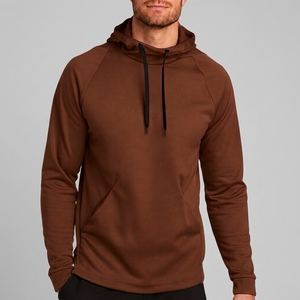 Unisex <b>Navy</b> Blue Hooded Pullover <b>Sweatshirt</b> Fleece Lined Eco-Friendly Waterproof Windproof Quick Dry Casual Breathable Regular - Product Image 5