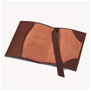 Genuine PU Leather Vintage RFID Blocking Short Open Passport <b>Holder</b> Top-layer Cowhide Clip Simple Card ID <b>Holder</b> <b>Wallet</b> - Product Image 6