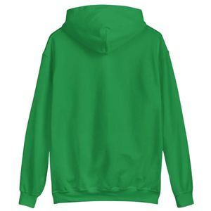 Sweat à capuche vert en polaire premium à manches longues, vêtement décontracté avec poignets et ourlet côtelés, confortable pour le quotidien - Product Image 2