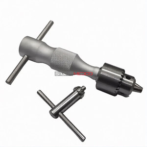 Outil chirurgical vétérinaire professionnel pour le perçage osseux, perceuse orthopédique manuelle durable avec mandrin et clé, 16 cm - Product Image 1