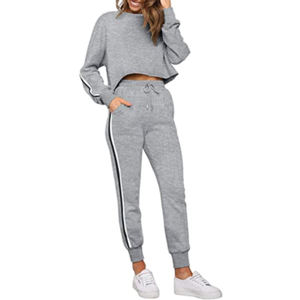 Conjunto de 2 piezas de top sin mangas con capucha y botones de encaje sólido para mujer, con etiqueta personalizada, y pantalones deportivos sin mangas. - Product Image 5