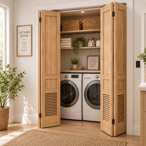 Traditional Rustic Design Eco-friendly Durable Solid Wood Shutters for Kitchen Outdoor Use Stylish Modern Interior Premium - Product Image 5