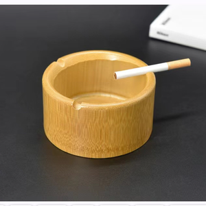 Modern Customized Wooden Desktop <b>Ashtray</b> for Home & Hotel Use - Product Image 2