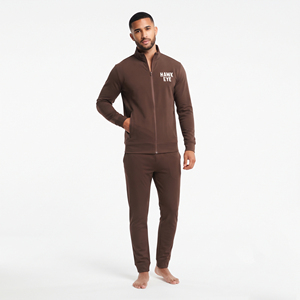 Men's Sports Tracksuit Set Nylon Polyester Full Zip Stand Collar <b>Jacket</b> Jogger Pants Custom <b>Reflective</b> Logo Activewear - Product Image 4