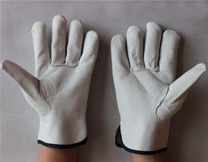 Full Leather Construction Work <b>Driver</b> <b>Gloves</b> Hand Protection Industrial Working Safety <b>Gloves</b> - Product Image 2