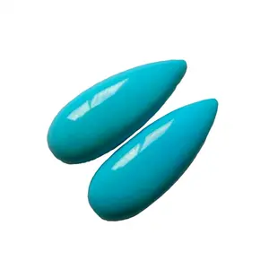 Natural Sleeping Beauty Turquoise cabochon pear Shapes 30mm jewellery