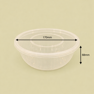 TW Bowl 1000ml <b>Microwave</b> PP Food Container <b>Lid</b> Reusable Freezer Safe Biodegradable Compostable Recyclable Eco-Friendly BPA - Product Image 5