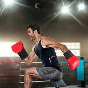 Guantes de Boxeo de Malla Transpirable de Calidad Premium con Estabilidad Mejorada en la Muñeca y Acolchado Grueso para un Entrenamiento Seguro - Product Image 6