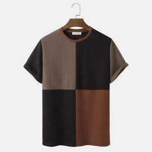 Wholesale High Quality Men Heavy Cotton T Shirt Blank <b>Plain</b> Simple Custom Short Sleeve Drop Shoulder T-Shirts - Product Image 2