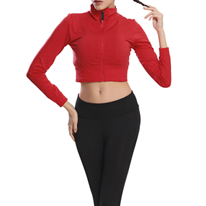 OEM Customized Fitness Clothing Hooded <b>Yoga</b> <b>Jacket</b> Slim Fit Thumb Hole Fitness Track <b>Jacket</b> for Women's - Product Image 1