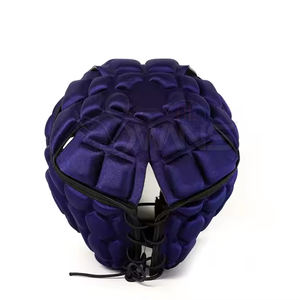 หมวกกันน็อครักบี้หนังคุณภาพสูง ขายดี ออกแบบได้ตามต้องการ สำหรับทีม ใช้งานกลางแจ้ง - Product Image 5