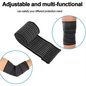 Bandes de compression pour genoux pour le squat, le powerlifting, le crossfit, l'entraînement, le deadlift, la musculation, protection professionnelle - Product Image 3