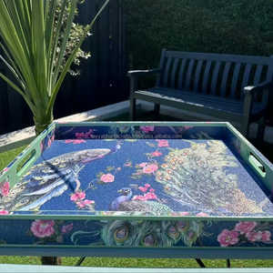 ถาดเสิร์ฟไม้พร้อมขาจับที่สะดวกสบายเพื่อความปลอดภัยและง่ายดาย - Product Image 1