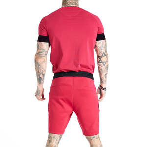 ชุดเซ็ตเสื้อยืดและกางเกงขาสั้นจ็อกเกอร์สองชิ้นสำหรับฤดูร้อนปี 2026 แบบ OEM ออกแบบเองได้  เสื้อผ้าลำลองสำหรับผู้ชาย ระบายอากาศได้ดี พร้อมโลโก้ดีไซน์พิเศษ - Product Image 4