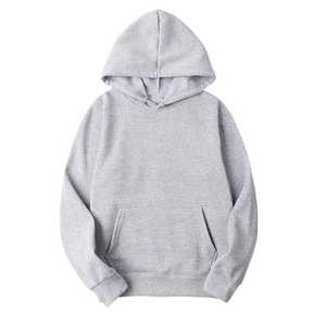 Sweat-shirts à capuche pour hommes de haute qualité, couleur unie, décontractés, en molleton de coton respirant, brodés et personnalisables pour l'hiver - Product Image 1