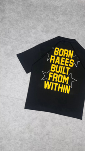 T-shirt graphique surdimensionné personnalisé en coton épais, style streetwear, effet délavé vintage, coupe ample unisexe, imprimé, vêtements OEM - Product Image 4