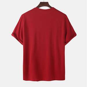 เสื้อยืดผู้ชายผ้าฝ้าย 100% ใส่สบายๆ สำหรับฤดูร้อน พิมพ์ลายได้ตามต้องการ แขนสั้น แห้งเร็ว ระบายอากาศได้ดี น้ำหนักเบา ทนทาน ทรงหลวม - Product Image 2