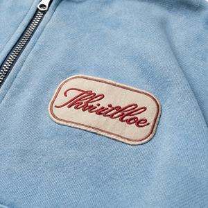 Sudaderas con Logotipo Bordado Personalizado para Hombre |   Suéter de Forro Polar de Algodón Grueso, Tejido e Impermeable |   Cremallera con cierre de marca privada OEM - Product Image 4