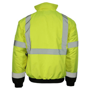 High Visibility Safety <b>Work</b> Uniforms Hi Vis Workwear <b>Jackets</b> with Reflective Outdoor <b>Work</b> <b>Jackets</b> - Product Image 4