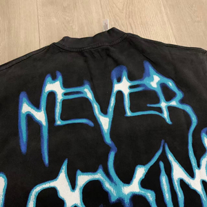 Nouvel ensemble de t-shirts pour hommes en coton 100% personnalisé, surdimensionné, délavé à l'acide, court, style streetwear, respirant, tricoté, avec impression graphique DTG - Product Image 6