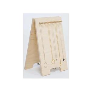 Rotating Earring Organizer Wooden Rotating Jewelry Rack 4 Tier Earring Jewelry Storage <b>Stand</b> for Home <b>Dressing</b> <b>Table</b> - Product Image 2