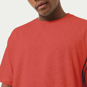 เสื้อยืดคอกลมแขนสั้นผู้ชาย สีเขียว ทรงปกติ ผ้าถัก 100% คอตตอน 220 กรัม โลโก้ด้านหน้า ลวดลายพื้นฐาน สไตล์ลำลอง - Product Image 6