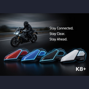 Nuevo Intercomunicador para Casco de Motocicleta DCS K8+ de Plástico ABS, Conexión para 8 Motociclistas, Alcance de 1200m, Ultraligero, Adaptación/Actualización para - Product Image 2