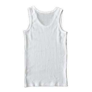 Débardeur en tissu mesh sport blanc 160g pour homme, en Spandex/Polyester, séchage rapide, respirant, écologique, anti-rétrécissement, vente en gros - Product Image 3