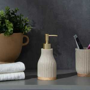 Luxury Polished Gold Stainless Steel Soap <b>Dispenser</b> Shiny Mirror Finish Liquid Hand Soap <b>Pump</b> <b>Bottle</b> for High End Bathroom - Product Image 6