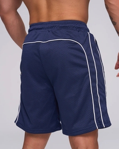 New Design Men's Basketball Workout Jogger Shorts Running Gym Fitness Wear Drawstring Mesh Breathable Athletic Baggy Shorts - Product Image 1
