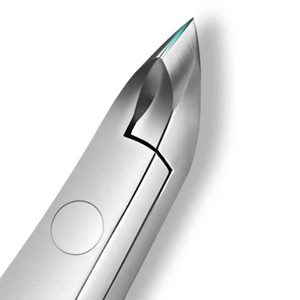 Coupe-ongles en acier inoxydable à bord fin pour doigts, à mâchoires concaves, pour podologie, avec ouverture large pour peaux mortes - Product Image 3