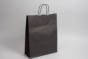 Bolsa de Papel Kraft Blanca/Marrón Personalizada de Color Sólido para Regalos, Comida, Bebidas y Compras, con Asa, Alta Calidad, Precio al por Mayor - Product Image 4