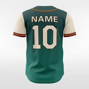 Maillot de baseball respirant sublimé sur mesure, entièrement boutonné, équipement d'équipe, veste de baseball aux couleurs vives pour hommes - Product Image 5