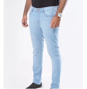 Fabrication sur mesure OEM, usine de production, nouveau style, jeans décontractés pour hommes, denim noir respirant, devant plat, grande taille, prix bas - Product Image 2