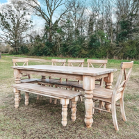 Pieds de meubles en bois massif sur mesure, robustes et réglables en hauteur, pour tables et chaises d'hôpital, d'atelier, de salle à manger extérieure, de chambre et de salon