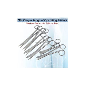 Tijeras Quirúrgicas de 6.5 Pulgadas, Curvas, Afiladas, de Acero Inoxidable, Duraderas, con Certificación CE, Proveedor Mayorista OEM ODM - Product Image 4