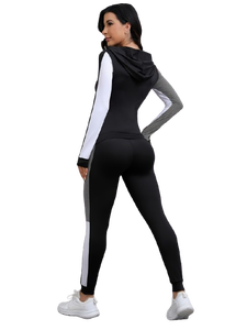 Ensemble de yoga imprimé respirant 2 pièces pour femmes, leggings de sport sans couture et soutien-gorge de sport, tenue de fitness pour la salle de sport - Product Image 4