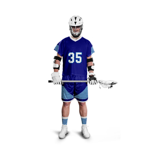 Uniforme de lacrosse professionnel de haute qualité pour l'entraînement sportif masculin, dernier design avec impression numérique, 100% polyester durable - Product Image 1