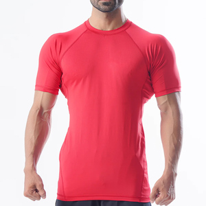 Custom Polyester Spandex <b>Compression</b> Fit Short Sleeve Muscle Quick Dry Training Gym Sports T-<b>Shirts</b> <b>compression</b> <b>shirt</b> - Product Image 3
