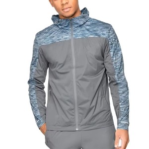 Custom <b>Waterproof</b> Hooded Hiking <b>Jacket</b> For <b>Men</b> <b>Lightweight</b> Windbreaker Outdoor Sportswear Comfortable Fit OEM Supplier Made - Product Image 1