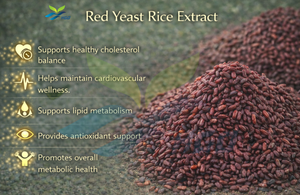 Extrait de Riz Rouge Fermenté Naturel HGO, Fourniture Directe Usine, Qualité Alimentaire, Monacoline K 0,1%-5%, Extrait Standardisé - Product Image 2