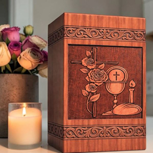 Custom Engraved Wooden Resin Urn <b>Box</b>: <b>Pet</b>/Human <b>Memorial</b> Keepsake urn <b>Memorial</b> Keepsake by AYAANS - Product Image 3