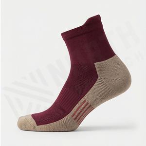 Chaussettes de sport unisexe pour adulte, anti-ampoules, respirantes, amorties, coupe basse, pour baskets, couleur personnalisable - Product Image 3