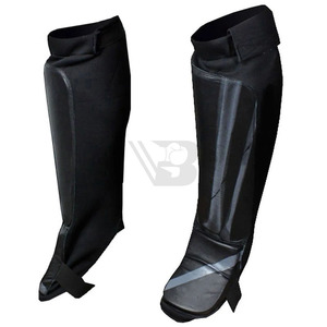 Protège-tibias en cuir professionnels sur mesure de haute qualité pour Muay Thai et Kickboxing, fabriqués en usine - Product Image 1