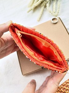 TIMELESS CRAFT Monedero con Cremallera Hecho a Mano con Cuentas de Ojo Turco, Amuleto Protector, Mini Cartera de Diseño, Accesorio Boho Elegante - Product Image 5