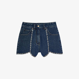 Shorts en jean décontractés pour femmes, poids moyen, livraison rapide, service OEM pour acheteurs américains, offre boutique - Product Image 1