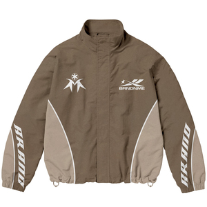 Men Oversized Streetwear Tracksuit Set Vintage Windbreaker <b>Jacket</b> and Jogger Pants - Product Image 6