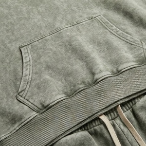 Ensemble de survêtement pour homme, effet délavé, respirant, sur mesure, confortable, vêtements de sport, streetwear, gym, fitness, jogging, athlétique - Product Image 5